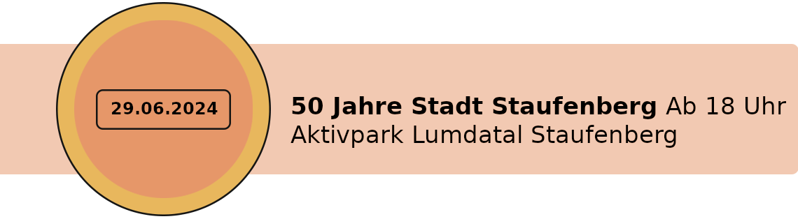 Turbosapienova Live 29.06.2024 Ab 18:00 Uhr 50 Jahre Stadt Staufenberg Aktivpark Lumdatal, Staufenberg